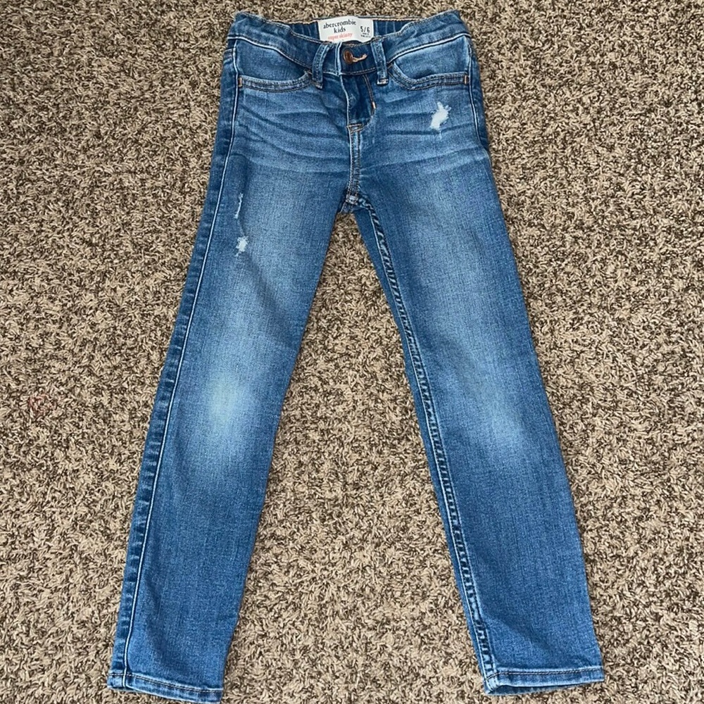 Abercrombie kids super skinny jeans
